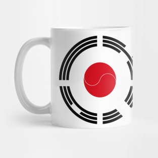 Korean Japanese Multinational Patriot Flag Series Mug